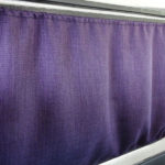 Purple curtains
