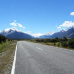The approach to Mt Cook